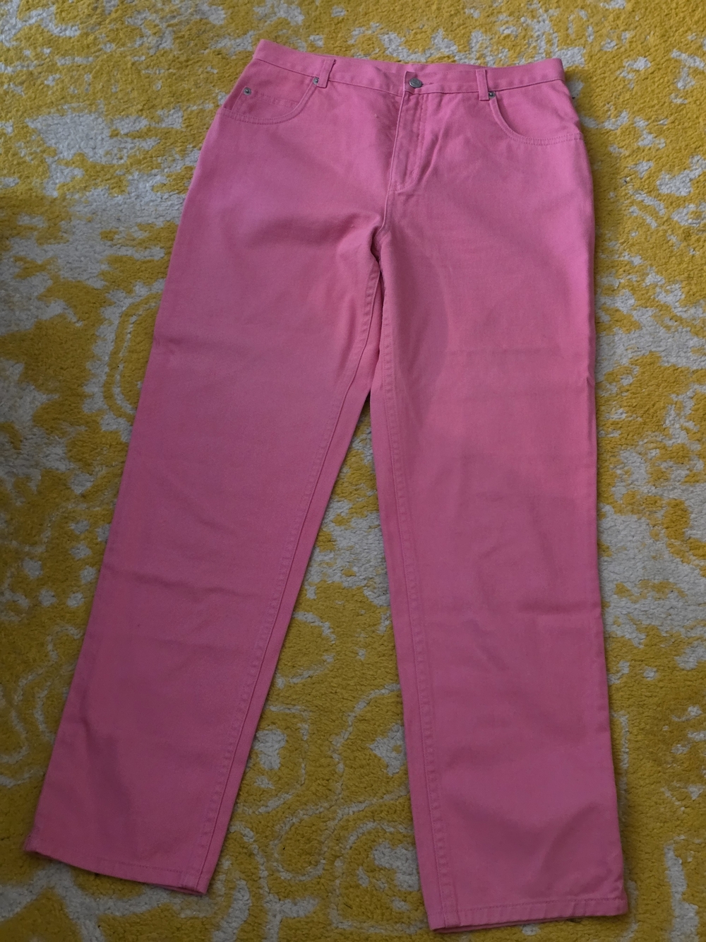 Talbots Pink Straight-Leg Jeans